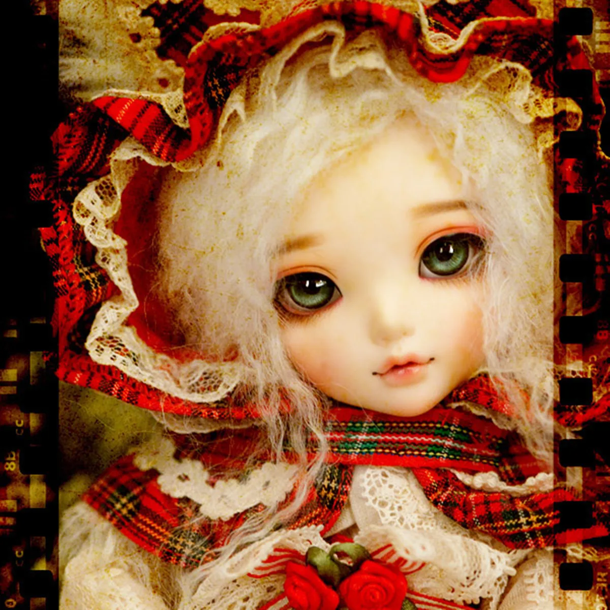 Кукольный парик luodoll Bjd sd кукла 1/6 Хлоя (включая макияж и глаза) | Игрушки хобби