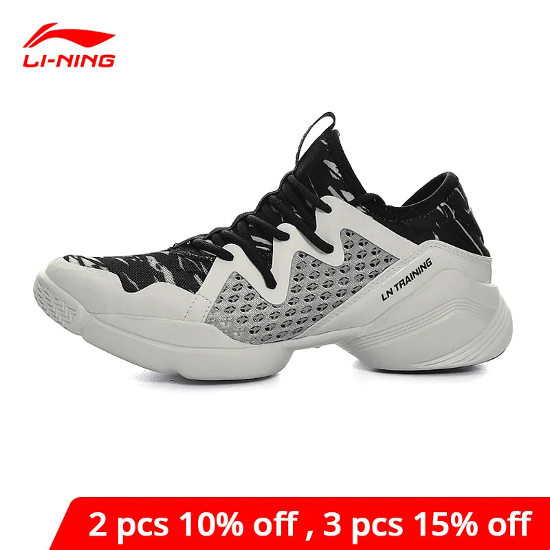 Женские кроссовки для тренировок Li-Ning эластичные дышащие на подушке спортивная