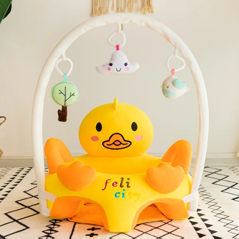 SHUJIN детское кресло с плюшевой погремушкой для детей мягкий маленький диван