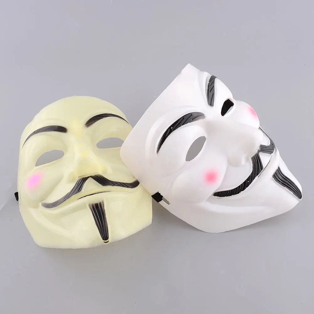 Вендетта Хэллоуин косплей фантазии туалетный V маска Guy Fawkes макияж игры|Маски для