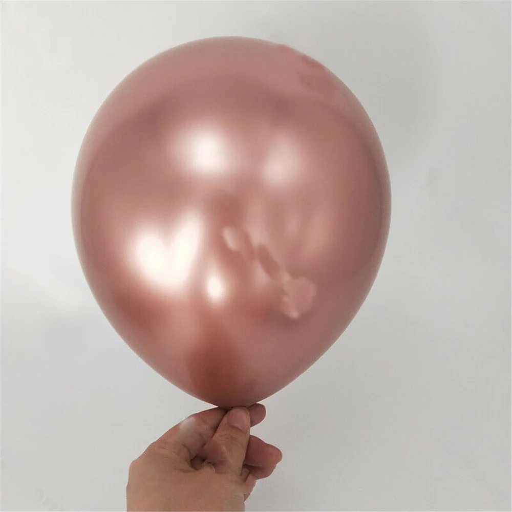 

158pcs Rose Gold Metal Balloons Adults Happy Birthday Party Decor Kids Ballon Boy Girl Birthday Baloon Wedding