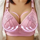 Женский бюстгальтер с большой грудью, бюстгальтер большого размера без косточек, тонкий мягкий бюстгальтер без косточек, без вкладышей, с эффектом пуш-ап, нижнее белье с большой грудью, бюстгальтер с чашкой CD