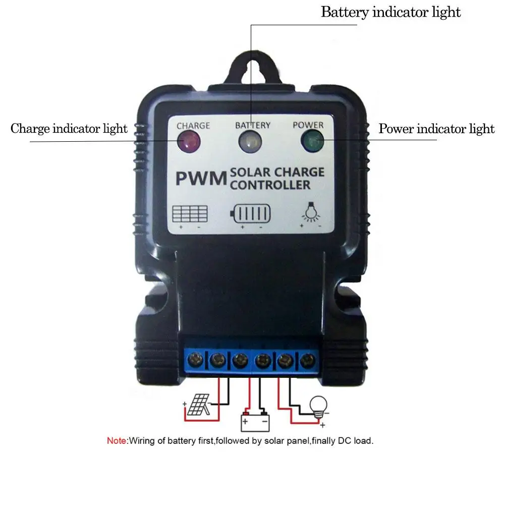 12 V 10A PWM интеллектуальный контроллер заряда солнечной батареи нескольких систем