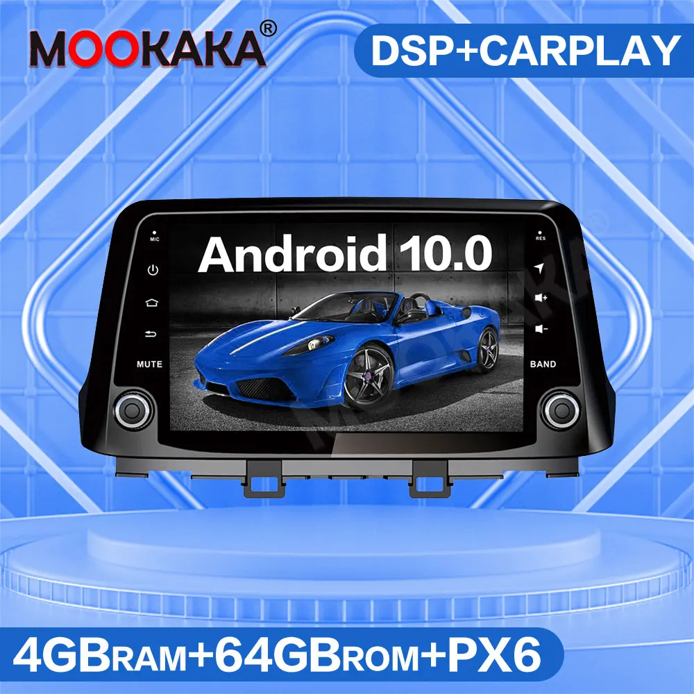 

4G SIM LTE Android 10.0 4GB+64GB Car Radio GPS Navigation For Hyundai Kona 2017 - 2019 Multimedia Player Tape Recorder Head Unit