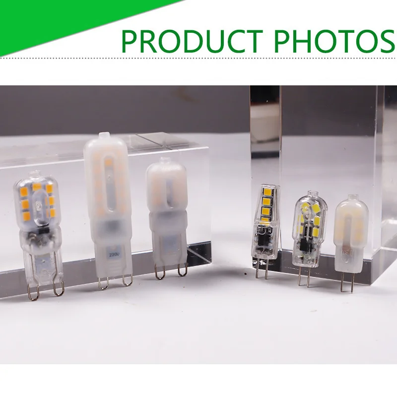 6 шт с регулируемой яркостью (12V/220V Мини светодиодный G4 COB Светодиодный лампа 4 Вт