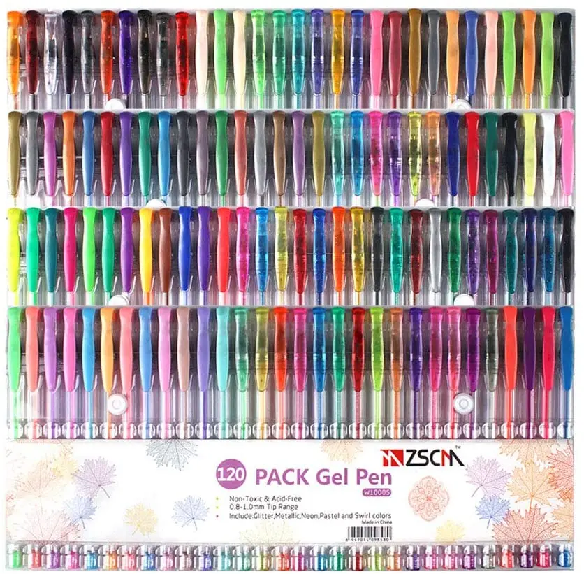 

100Colors Gel Pen Refills Ballpoint Pens Coloring Drawing Painting Juice Pen Craft Marker Office School Supplies Gel Pens