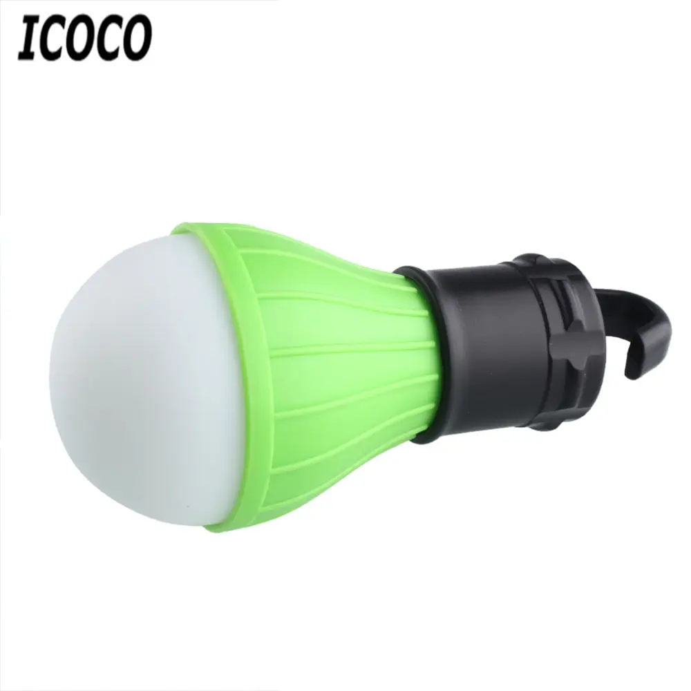 

ICOCO 1pcs High Quality Portable Outdoor Hanging 3LED Camping Tent Light Bulb Soft Light For Camping Tent Fishing Hot Sale