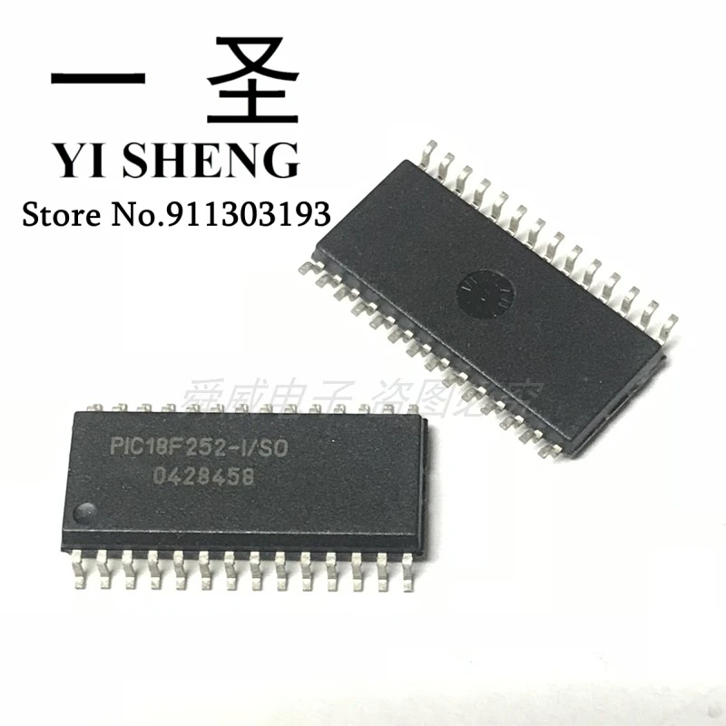

10PCS PIC18F252-I/SO SOP-28 PIC18F252-ISO SOP28 PIC18F252 18F252 New and original