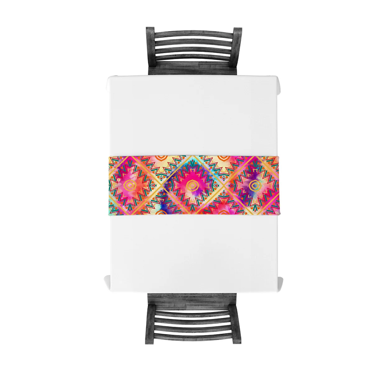 1 шт. галстук-краситель цвет Этнический узор современные настольные бегуны для