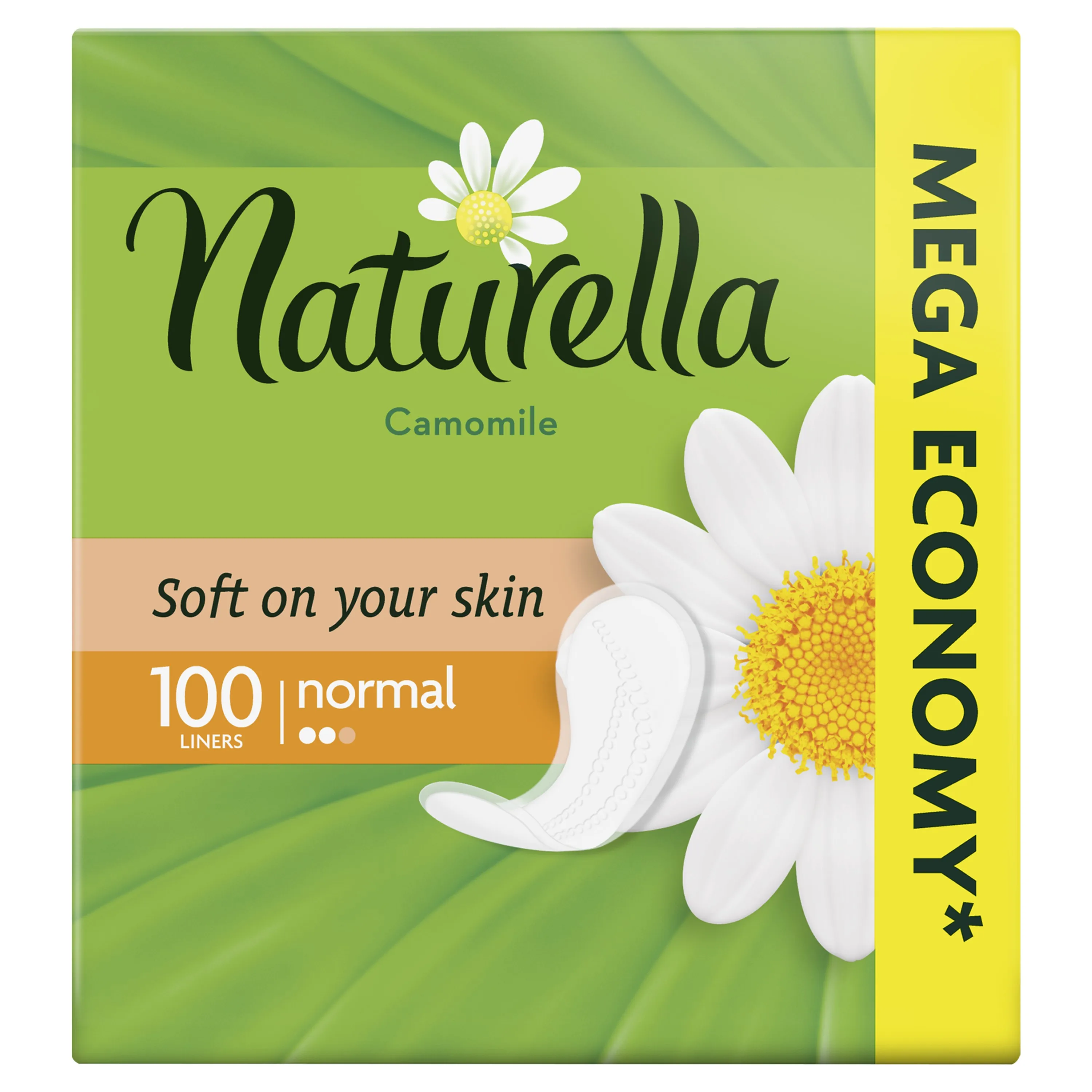 NATURELLA Женские гигиенические прокладки на каждый день Camomile Normal 100 шт.|sanitary pads|women
