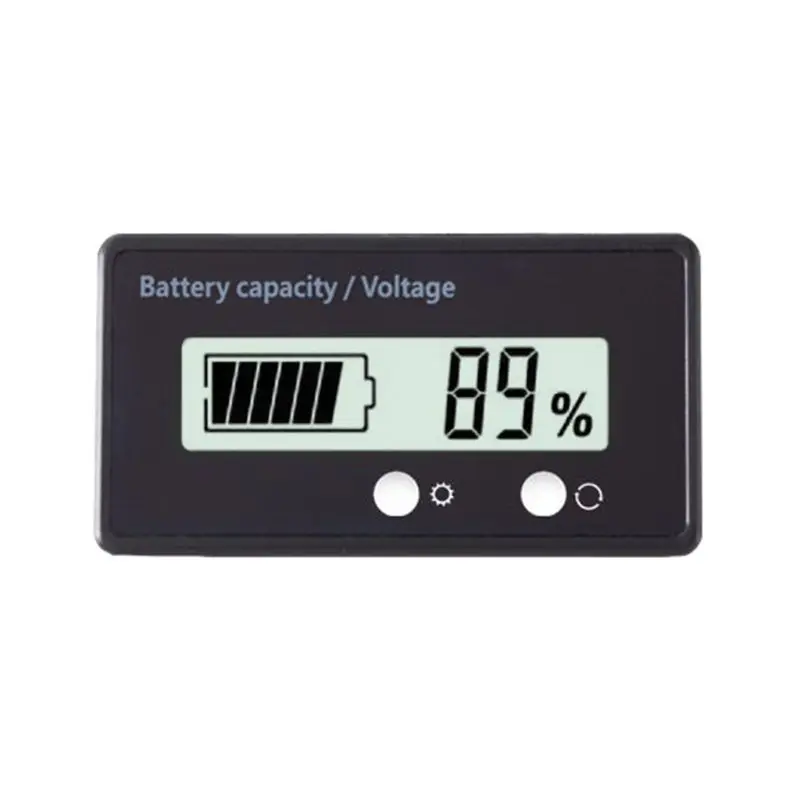 12V/24V/36V/48V ЖК-дисплей свинцово-кислотная литиевых Батарея Ёмкость вольтметр с