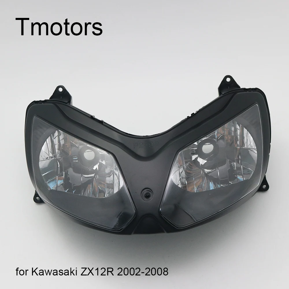 Передняя фара для Kawasaki Ninjia ZX12R 2002 2003 2004 2005 2006 2007 2008 мотоцикла в сборе| |