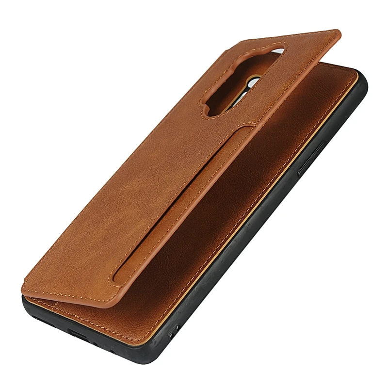 lanyard leather flip wallet back case for oneplus 8 pro 7t pro card pocket stand holder phone cover for one plus 7 pro funda bag free global shipping