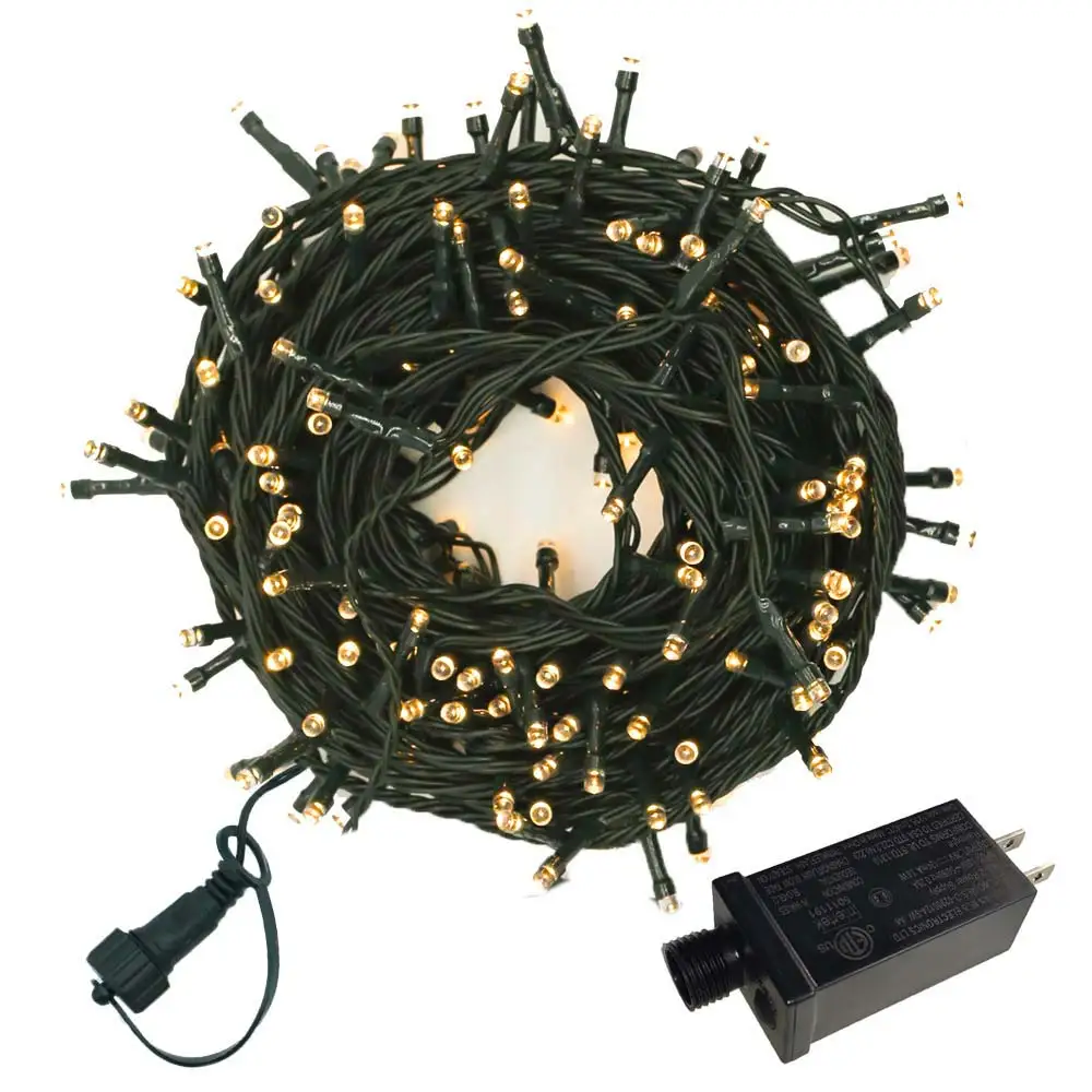 

YASENN sting ligths 14 м/200Led 8 режимов освещения сказочные огни для внутреннего использования Рождественское дерево садовая Стена Забор Патио Украше...