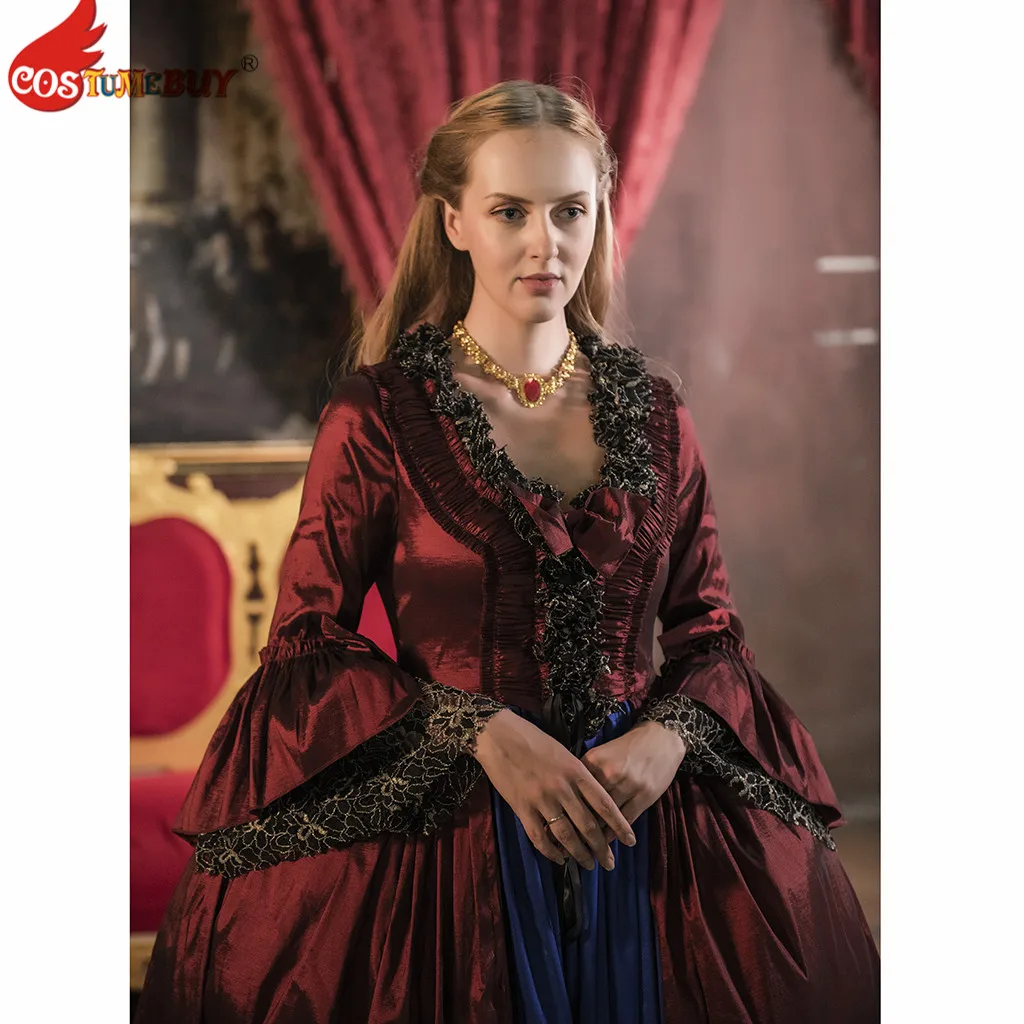 Costumebuy викторианская Мария Антуанетта рококо бальное платье 18 век Антуанетта барокко Маскарад женское платье королевы на заказ