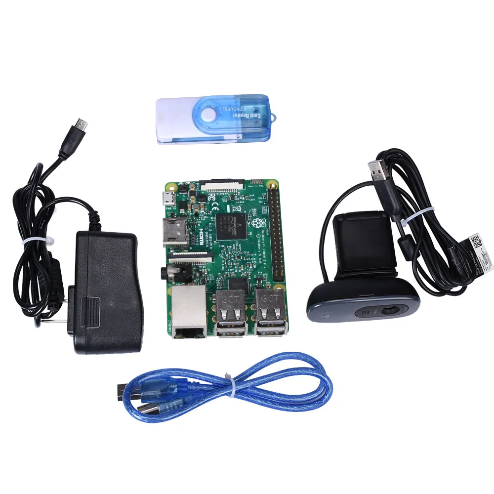 Raspberry Pi 3B kits Осьминожка для Raspberry Pi 3 Model B, макетная плата, наборы с адаптером питания для камеры Ender 3, 3D-принтер Raspberry Pi 3B - Цвет: Raspberry Pi 3B kits