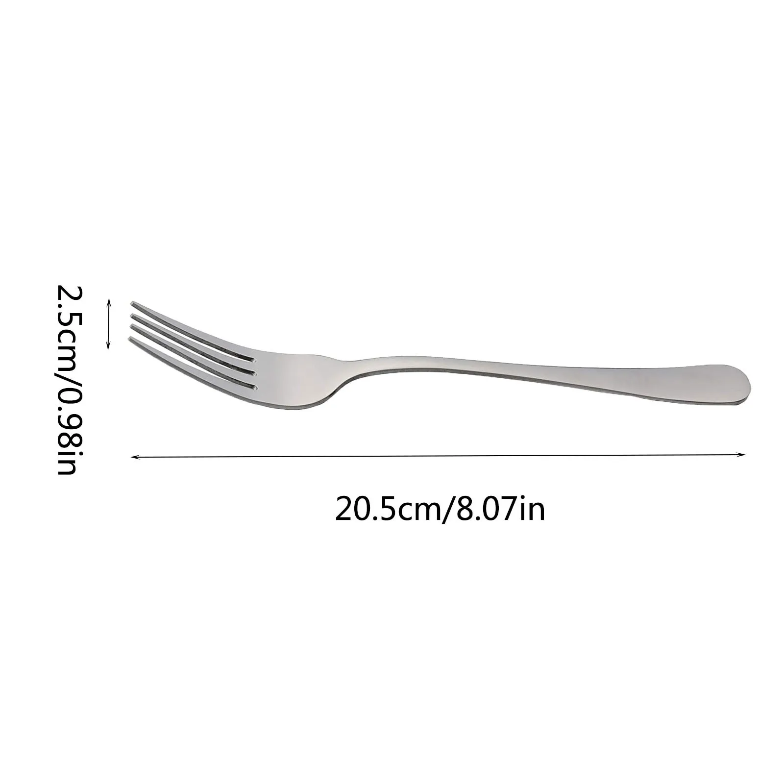 6 шт./компл. набор вилок столовая посуда столовые приборы зеркальная из