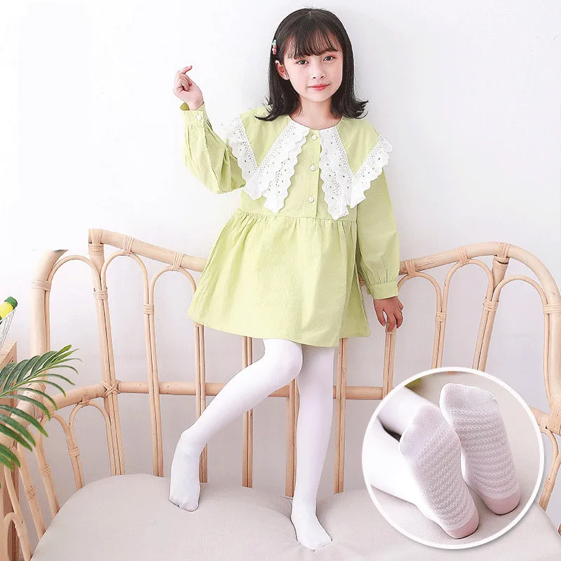 

High Elasticity Spring Summer Cotton Dance Pantyhose Children Anti-pilling Dance Socks Girls' Stockings Pantyhose Non-slip