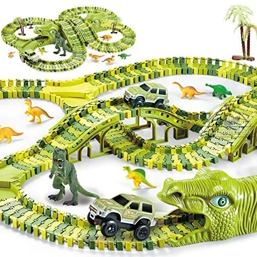 Лидер продаж волшебный трек динозавра железная дорога Игрушечный гоночный Набор