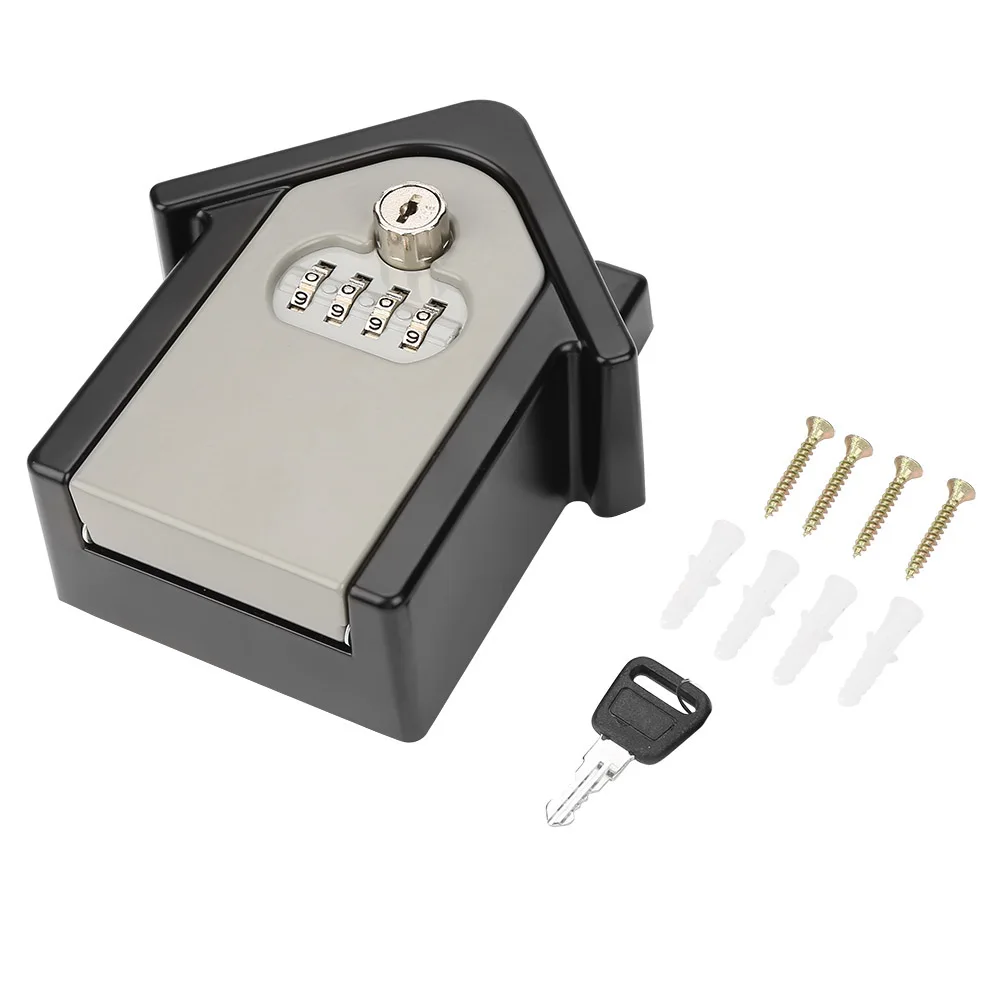 

Aluminium Alloy Double Password Key Lock Wall-mounted Safe Storage Box