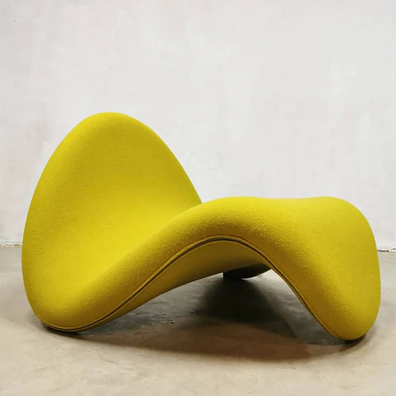 Скандинавский дизайн Реплика Одноместный язычок ленивый Штабелируемый стул