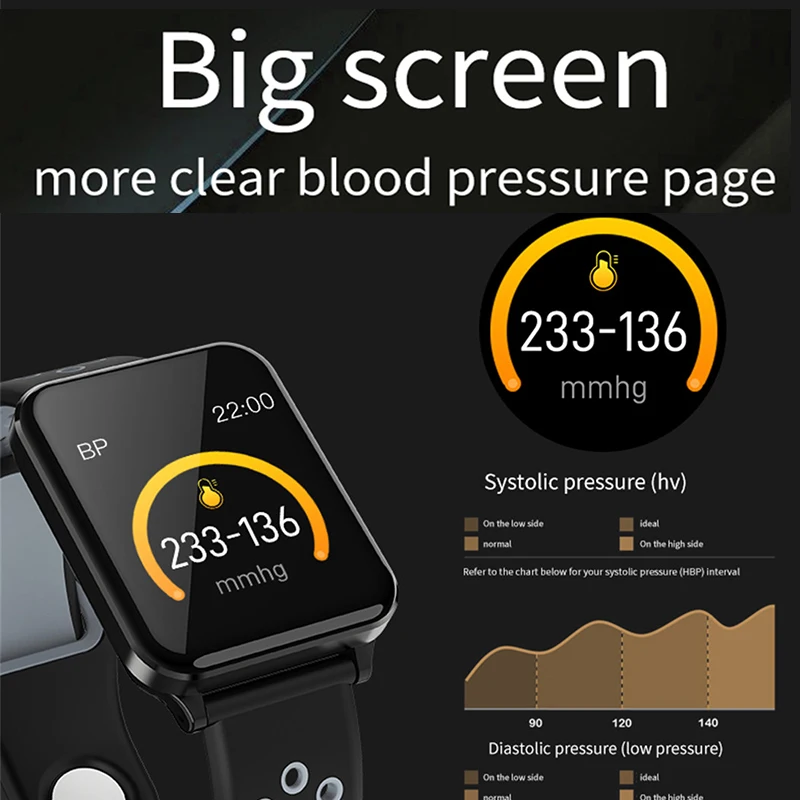 Многофункциональные часы лица Smartwatch кровяное давление ip67 smartband водонепроницаемый спортивный фитнес-браслет pk xaomi Mi band4