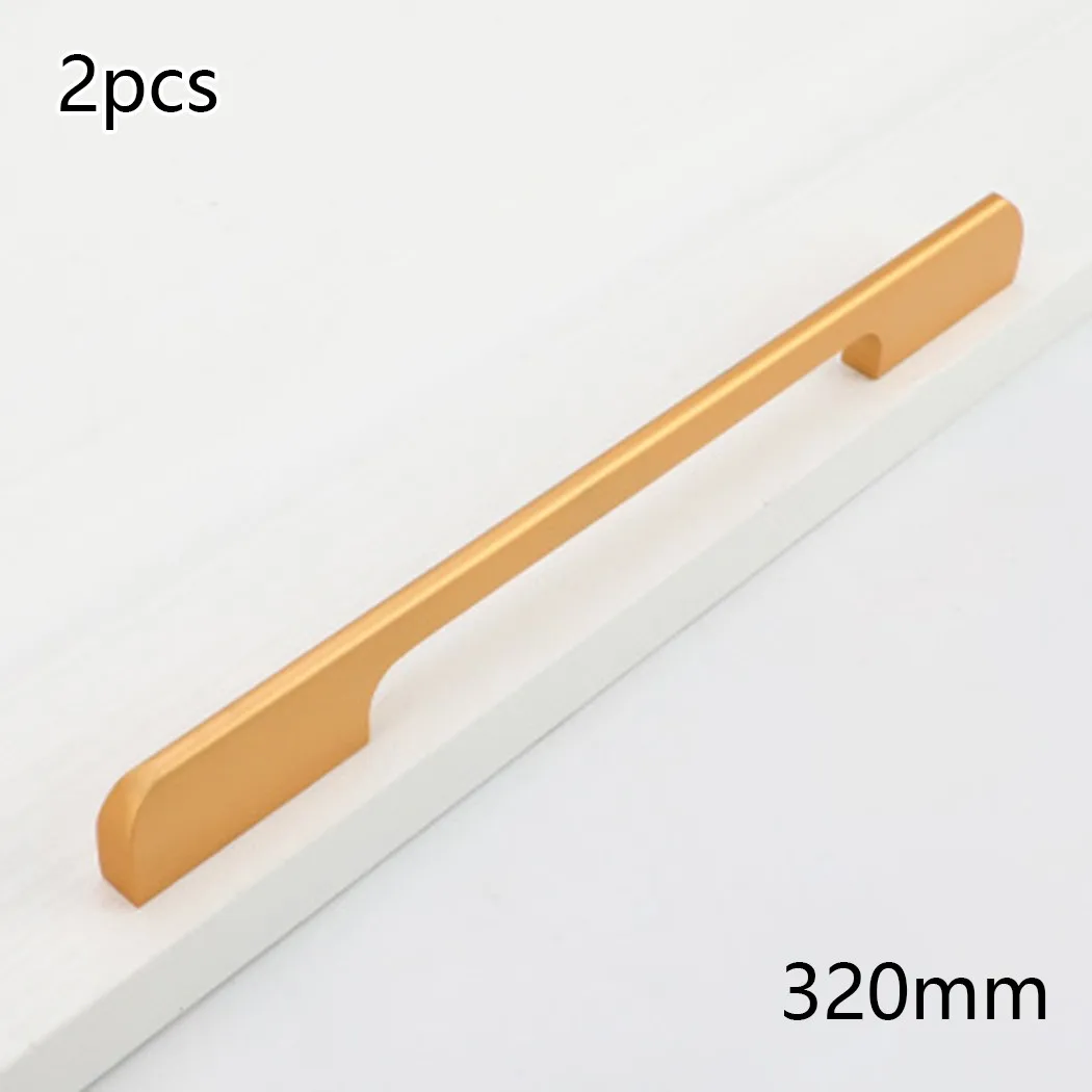 2 × современный минималистский для дверцы шкафа из алюминия ручка шкаф обуви