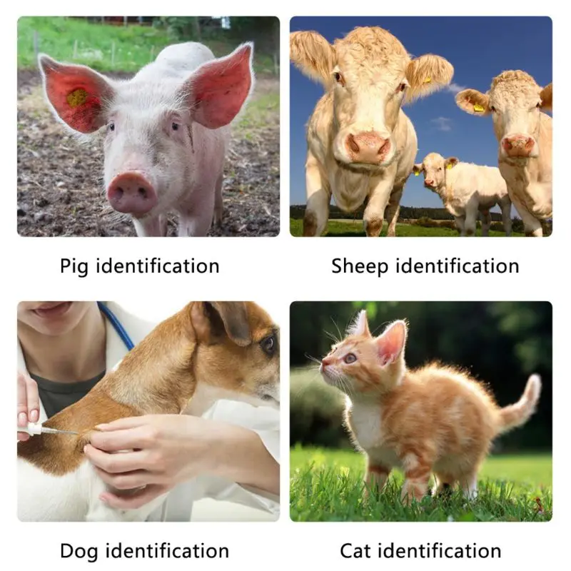 Animal Pet ID reader chip Identification Chip Code Scanner Dog Electronic Reader Transponder for Cats Horse C42 | Дом и сад