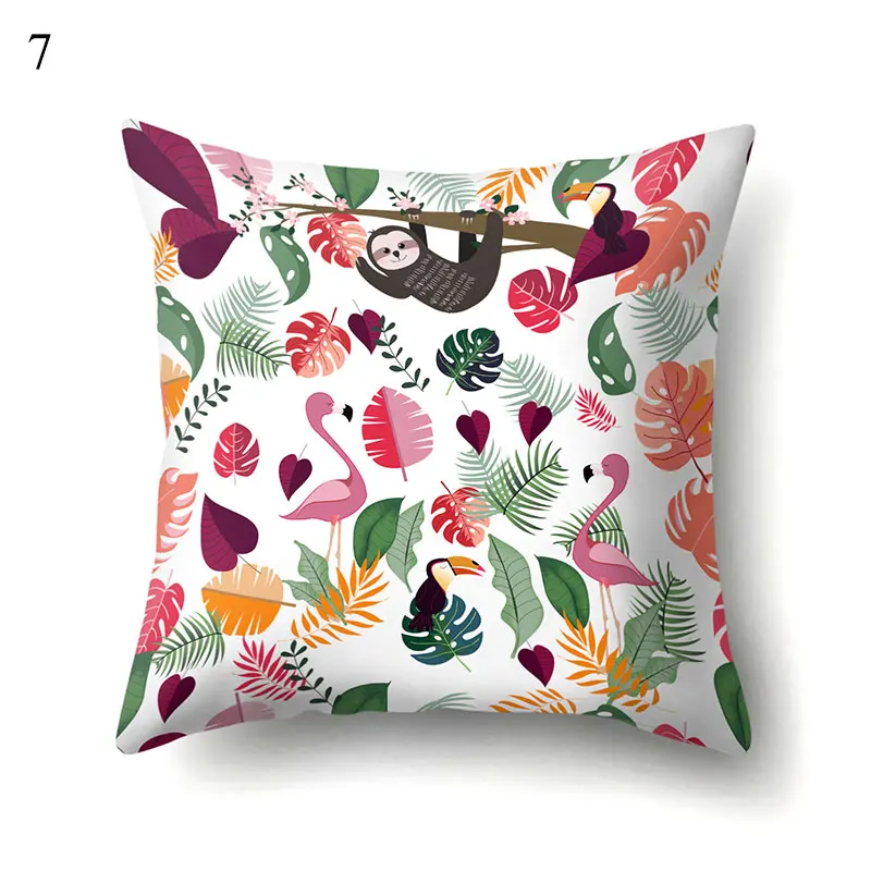

Forest Animal Plants Printing Pillowcase Varies Style Waist Throw Cushion Cover Useful Car Decor Pillowslip Fashion Home Supply