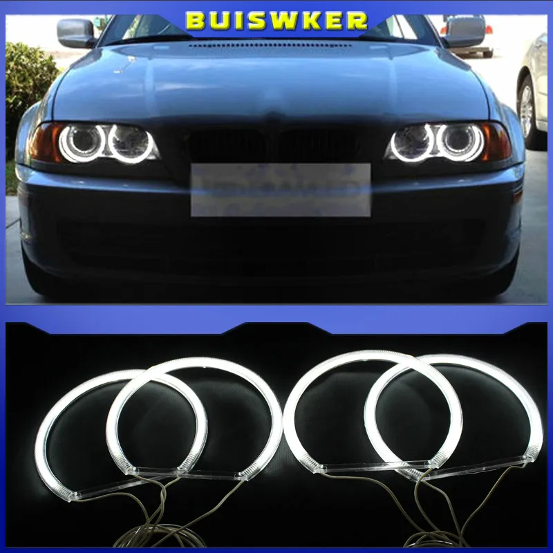 Набор ангельские глазки CCFL теплое белое кольцо с ореолом для BMW 7 серии E38 740i 740iL 750i