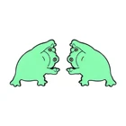 Зеркальные лягушки, жесткие эмалированные булавки, соберите симпатичных животных, металлические, искусственные, рюкзак, воротник, лацкан, значки, модные ювелирные изделия, подарки