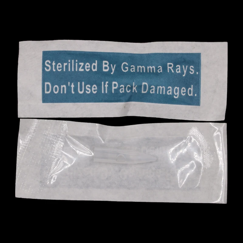 100 шт. 1RL колпачки для татуировки перманентный макияж иглы наконечники