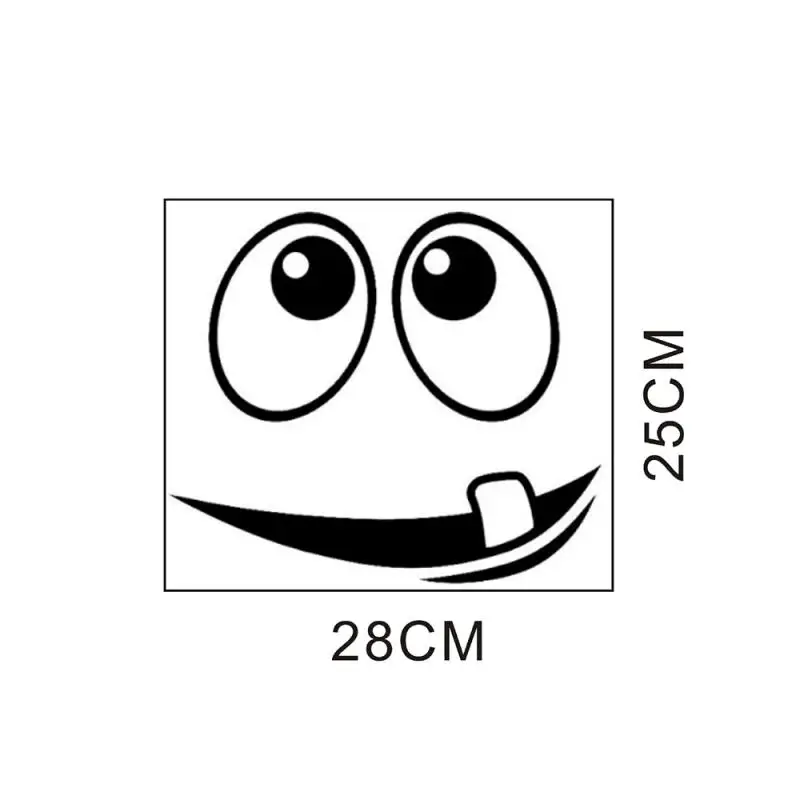 

Toilet Stickers Funny Smile Wall Stickers Waterproof Door And Window Stickers Wall Mural Art Bathroom Toilet Home Decoration