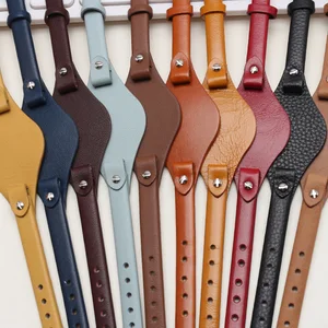 Ремешок из натуральной кожи для часов fossil ES4119, ES4176, ES3262, 3077, маленький размер, браслет с ковриком для наручных часов, 8 мм