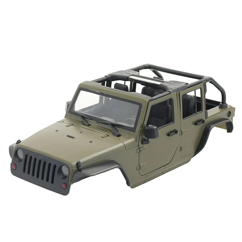 

313 мм Колесная база, открытая оболочка кузова автомобиля для 1/10 RC Гусеничный осевой SCX10 90046 для Wrangler автомобильный корпус