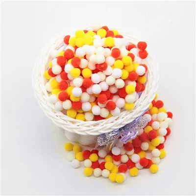05101640 20g Мини Помпон 8 мм Pom Poms Ponpon многоцветные Pompony ремесла поставки DIY для детской игрушки швейные украшения для дома и свадьбы 20 г - Цвет: 05101640 20g