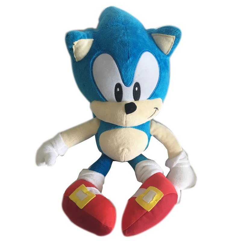 40cm Cute Blue Hedgehog Sonics Kawaii Anime Figure Plush Toys for Kids Doll Boy Girl Baby Birthday Gift | Игрушки и хобби