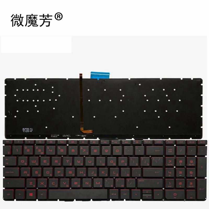 RU Клавиатура для ноутбука HP Pavilion 15-ab 15-ak 15-bc 15-ab000 15-ab100 15-ab200 15z-ab000 15z-ab 15AK 15bc 15AB