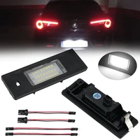 2pcs led license plate light lamp error free 12v 6500k white replacement for alfa romeo w8 147 bz ds 2000 car accessories