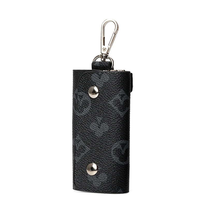 

Key Case Male Large-capacity Leather key cover personalized storage bag multi-function key bag female compact simple purse