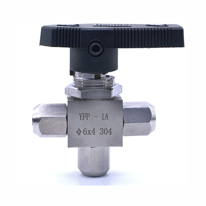 

Stainless Steel 304 Quick Twist Ball Valve Three-way Quick Twist Ball Valve PTFE Tube Silicone Tube PU Trachea Hose Ball Valve