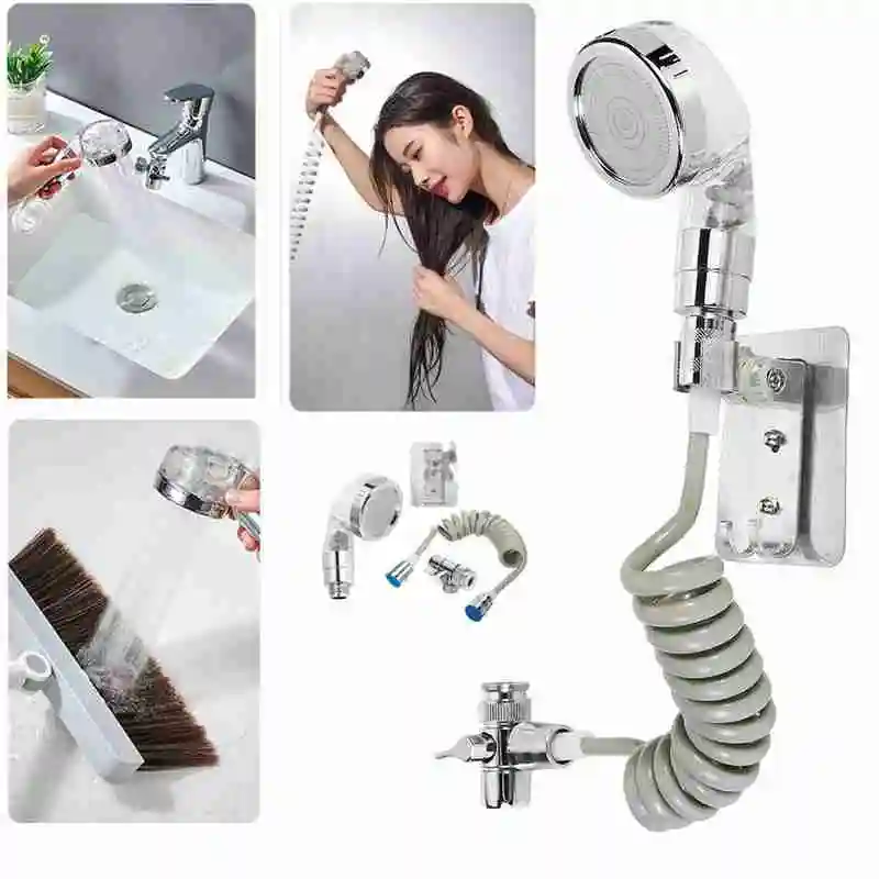 Набор смесителей для душа в ванную комнату ручной небольшой кран с двойным