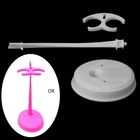 Подставка для кукол Барби, 1 шт., реквизит для девочек, манекен, демонстрационный держатель, лучшая игрушка для девочек, подставка для ног белого и розового цветов