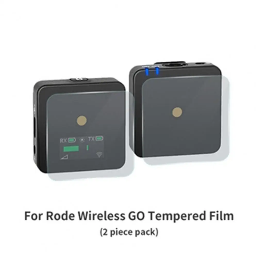 Ультратонкая Защитная пленка для микрофона Rode Wireless Go закаленная устойчивая к