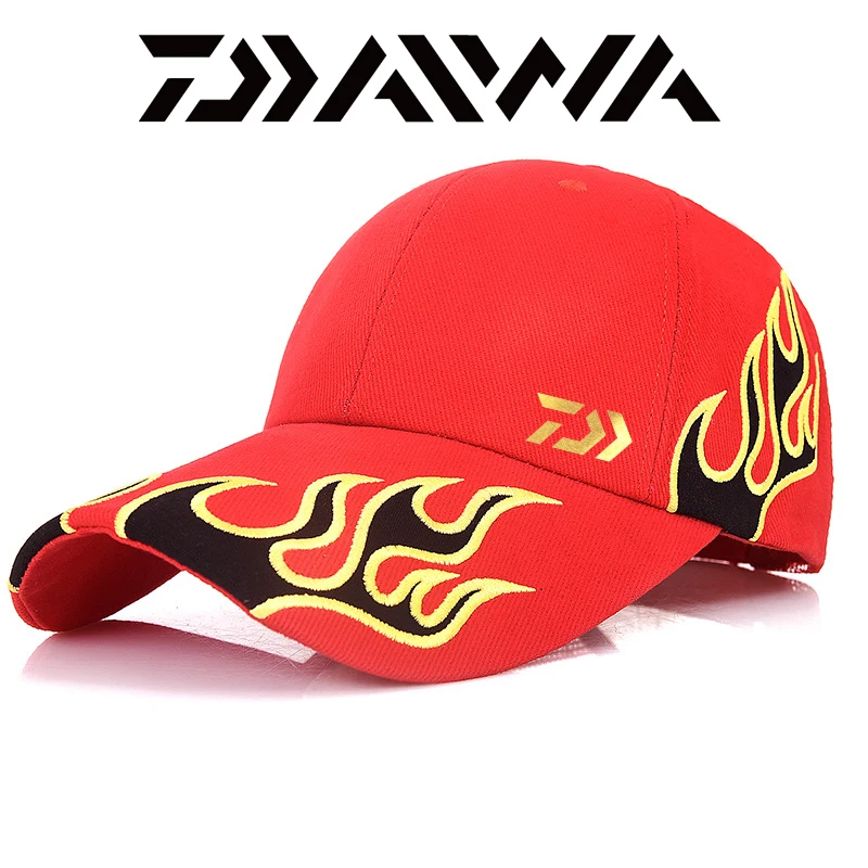 

Уличная бейсболка Daiwa для рыбалки, шапка для мужчин, камуфляжная шляпа для охоты, вышитый рыболовный крючок, Кепка из хлопка, камуфляжная кеп...
