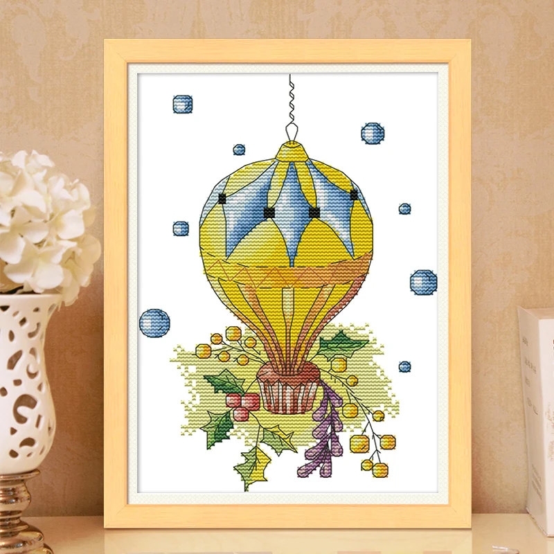 Набор для шитья с воздушными шарами Joy Sunday вышивки крестиком 14CT 11CT белая ткань