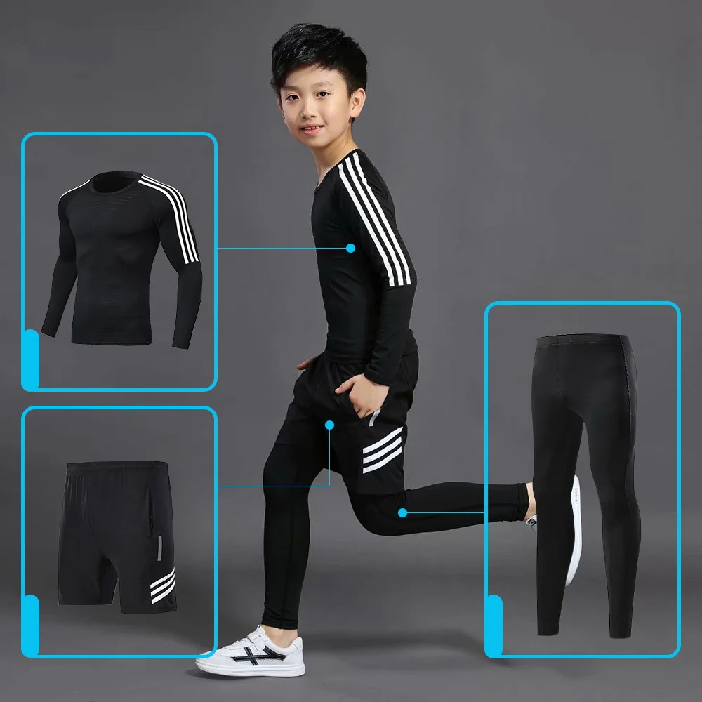 YD-FU зимние лыжные комплекты нижнего белья для мальчиков детские функциональные