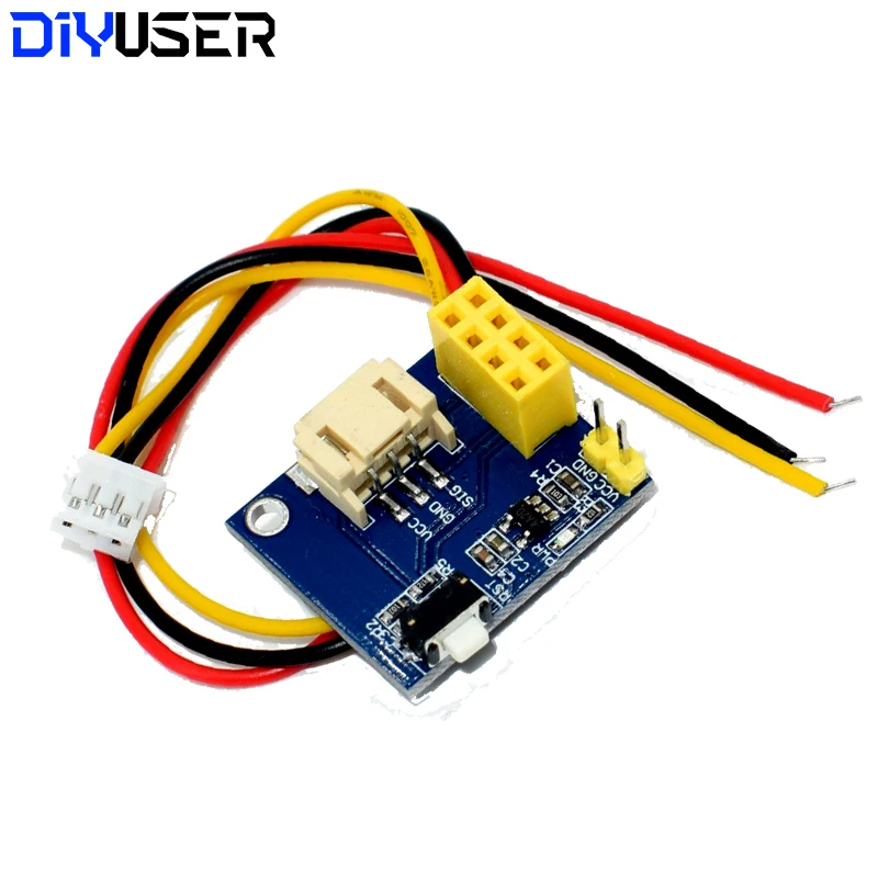 ESP8266 ESP-01 ESP-01S WS2812 RGB светодиодный модуль контроллера для IDE/SATA светильник кольцо