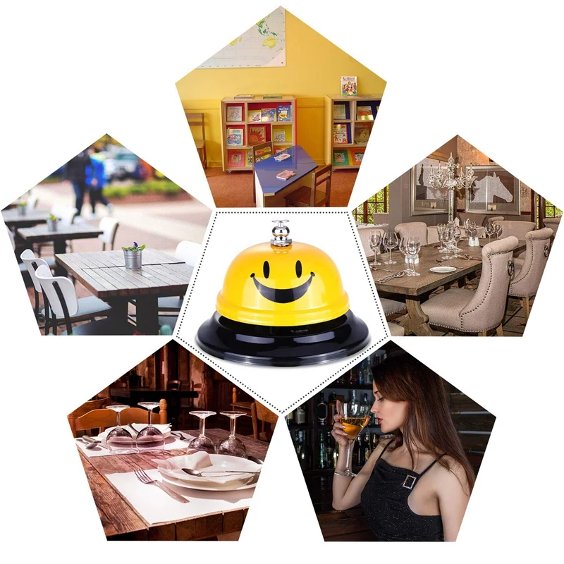 Колокольчики с большим звонком хромированная отделка цельнометаллическая