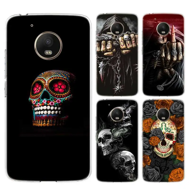 

Horrible Skull Skeleton Capa Case For OnePlus 9 Pro 9R Nord Cover For OnePlus 1+ 8T 8 7T 7 Pro 6T 6 5T 5 3 3T Coque Shell